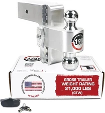 Weigh Safe CTB6-3 /3" 180 Degree Class V 6" Drop Hitch Receiver