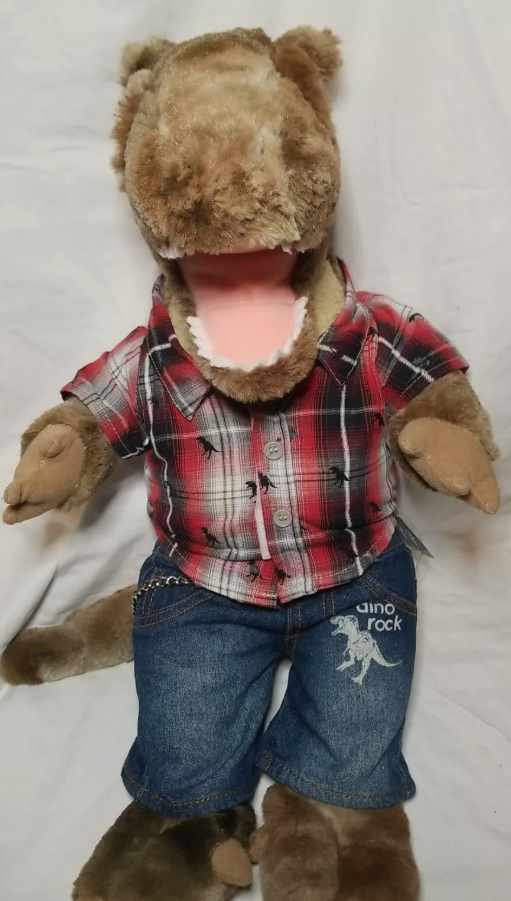 Build A Bear Dino Rock With Original Clothes