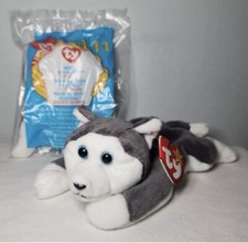 McDONALD'S TY TEENIE BEANIE BABY ORIGINAL NOOK THE HUSKY RETIRED NEW
