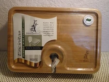 ISLAND BAMBOO Wine Caddy Set of 4 Trays Earth Friendly Products SEALED NEW