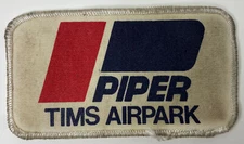 VTG PIPER TIMS AIRPARK (Austin Executive Airpark) Sew On Patch Aviation Aircraft