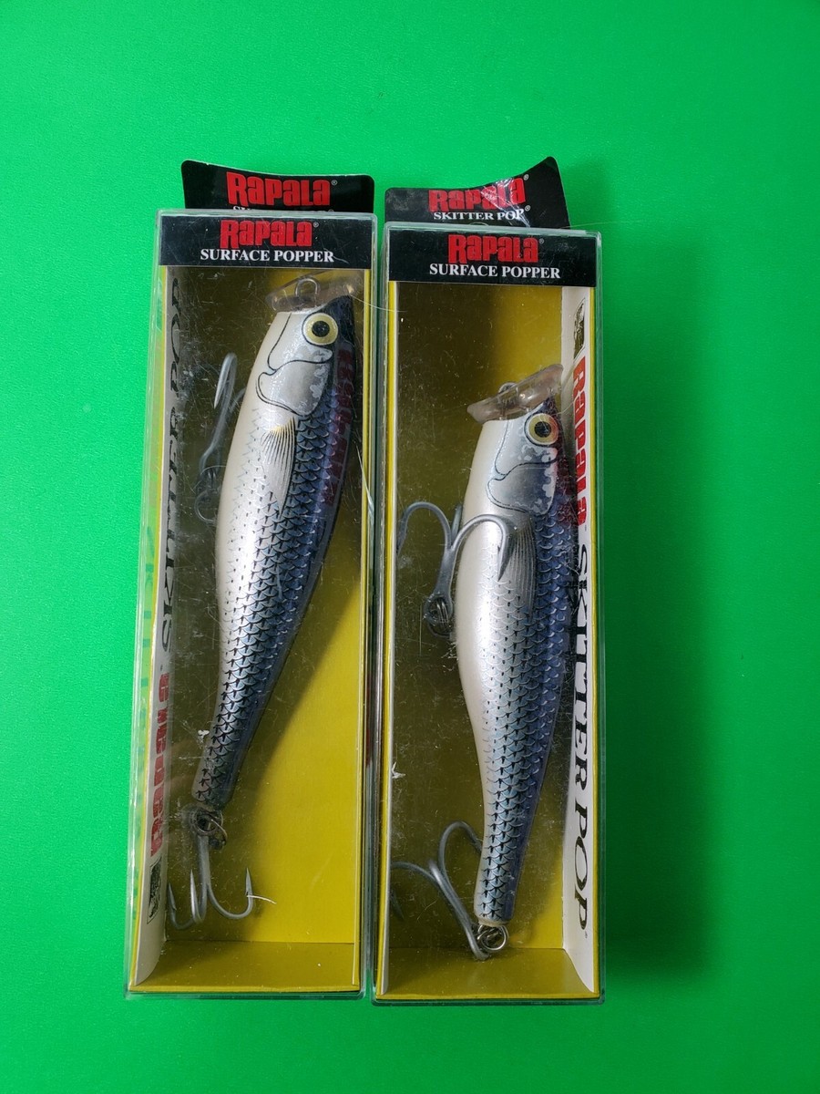 Lot of Rapala Saltwater Skitter Pop 12 SSP-12 Mullet
