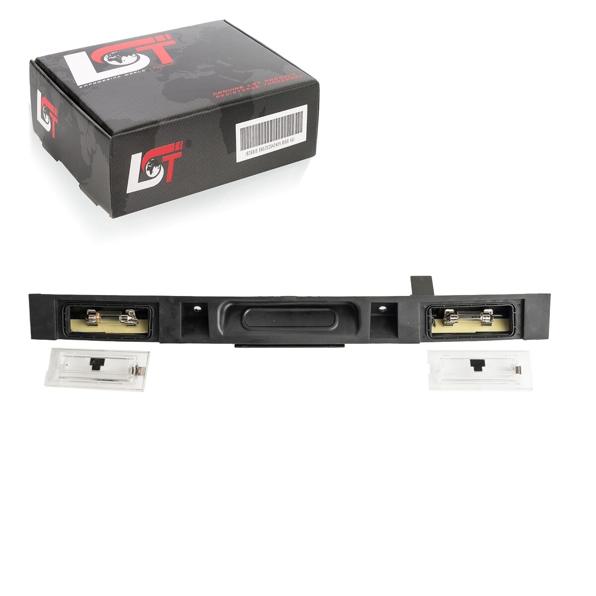 Handle Strip Tailgate Flap Opener Button Black For BMW X3 E83 SUV