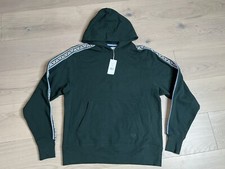 NWT Tory Sport Hoodie Size XSmall French Terry Geo-r-Hoodie Conifer Green