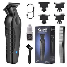 KEMEI 2299 Professional Hair/Beard Trimmer for Men Zero Gapped Hair Clippers ...