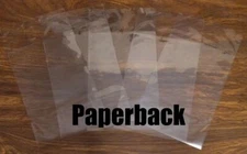 Paperback Book Sleeves Only (30 Count) (Paperbacks Not Included)