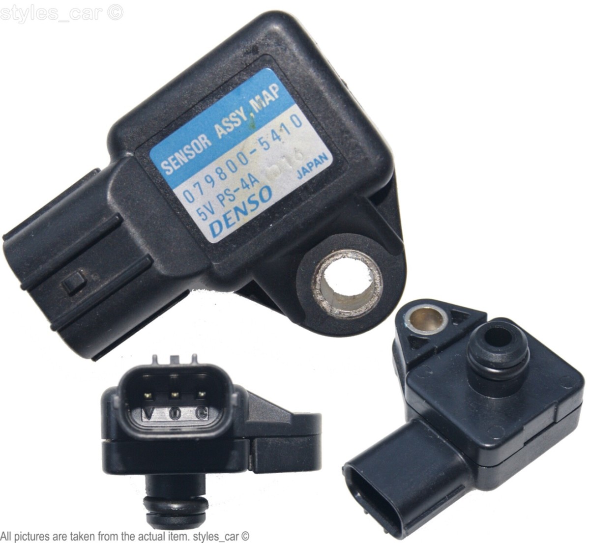 ROADFAR MAP Sensor - Replacement Manifold Absolute Pressure Sensor Fits Acura & Honda (Replaces 0798007240, 37830-PNC-003)