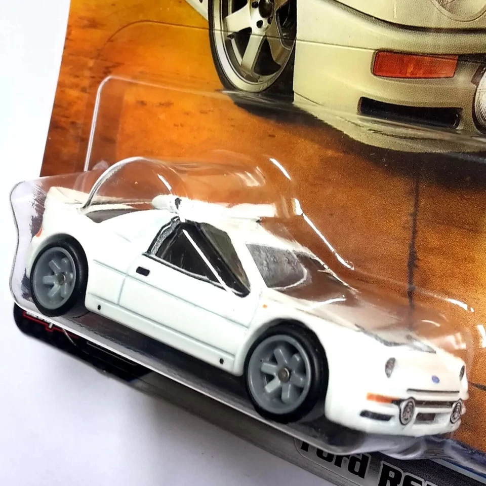 FORD RS200 Fast e Furious 1:64 Die Cast Hot wheels Real Riders 2/5 New - Immagine 3 di 4