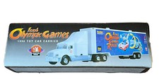 Texaco Izzy's 1996 Olympic Games Toy Car Carrier #4 Collector Series Truck