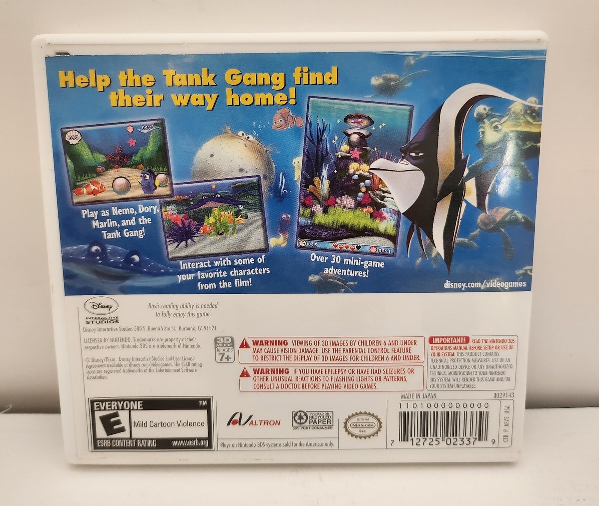 Finding Nemo: Escape to the Big Blue -- Special Edition (Nintendo