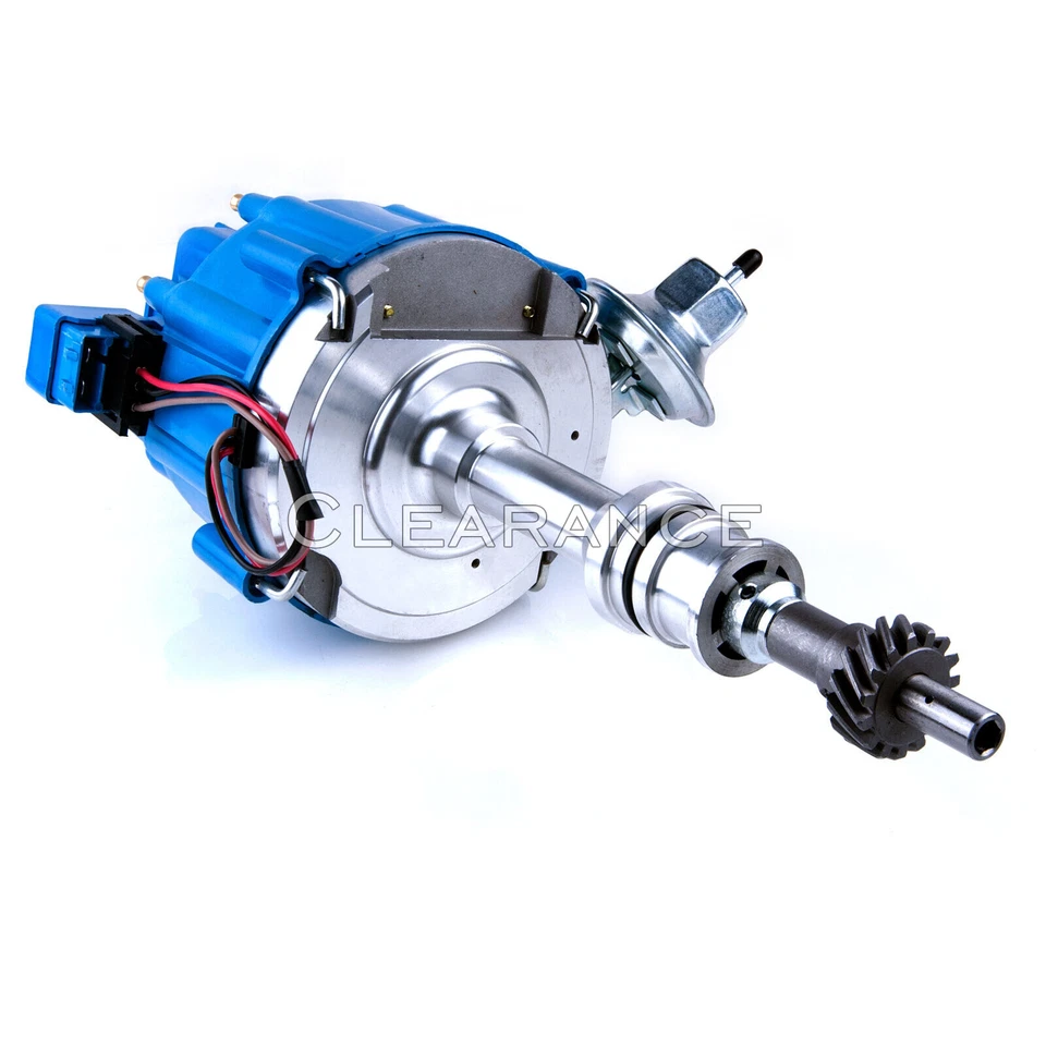 Ignition Distributor Big Block Ford 351C 460 HEI Blue Cap 351M 400 429 BBF - Image 2 of 4