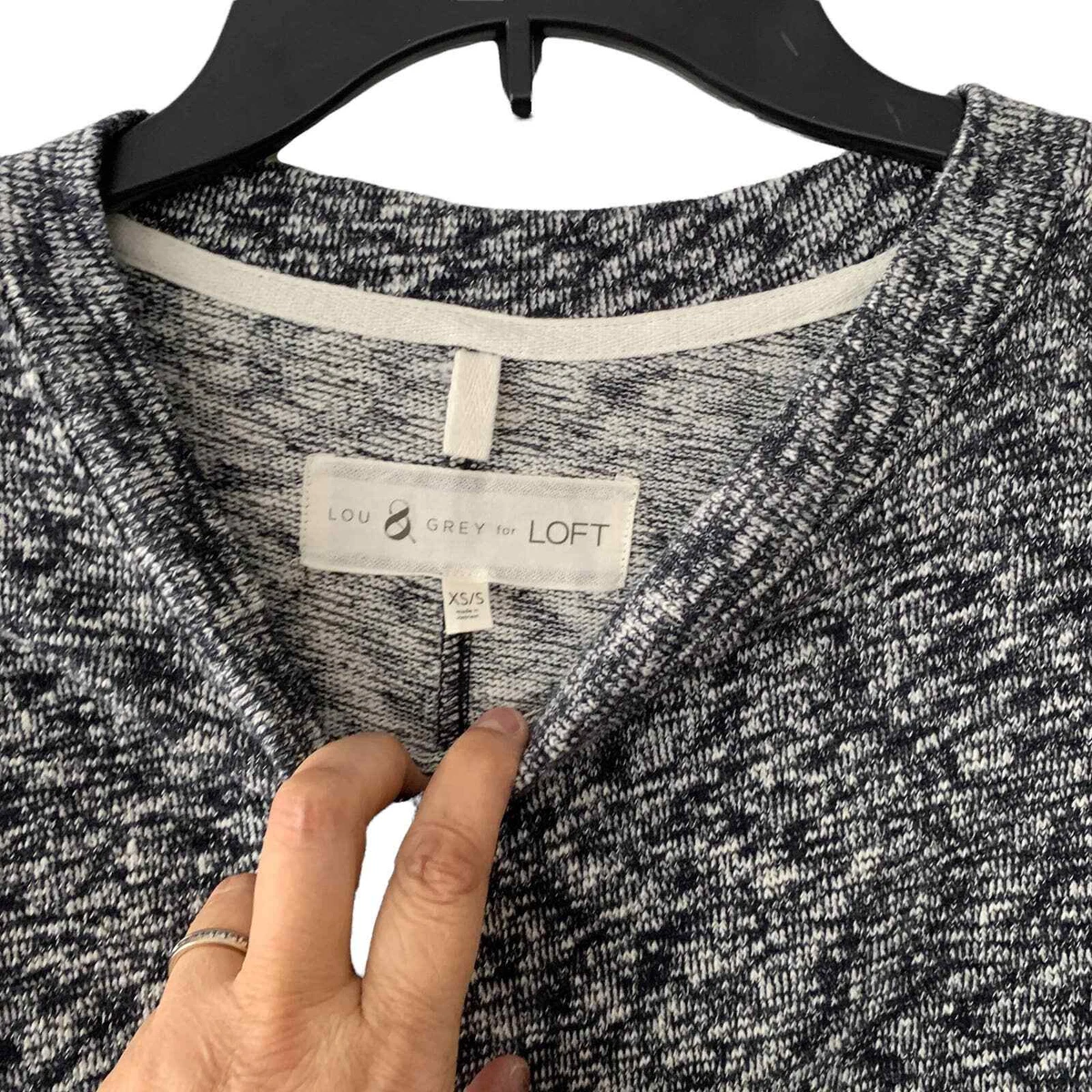 LOU u0026amp; GREY FOR LOFT Womens Poncho W/ Pockets Tunic Sweater Size XS / S  Pullover | eBay