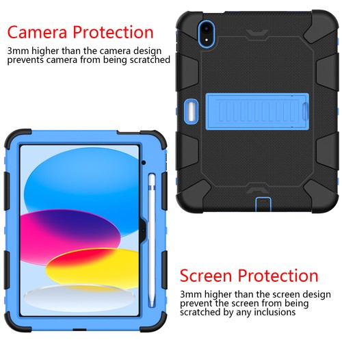 For iPad 10th Mini6 8th Air4 5 10.2 Pro 11 10.5 Shockproof Hard Stand Case Cover - Picture 48 of 90