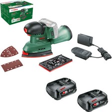 Bosch UNIVERSALSANDER 18V-10 P4A 18v Cordless Multi Sander 2 x 2.5ah Li-ion