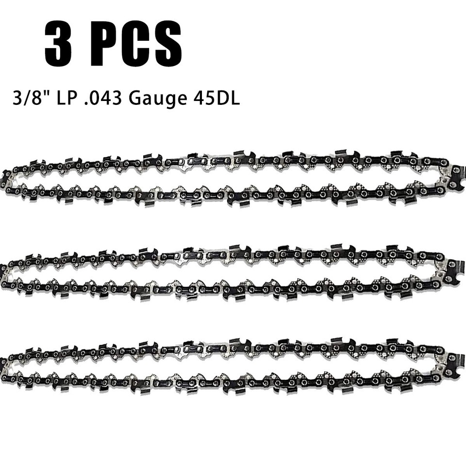 Oregon 90PX045E Catena Per Motosega Passo 3/8" - 0,043" (1,1 Mm), Calibro 45, Maglie Di Trasmissione (90SG) - Catena Da 12 Pollici - Foto 7