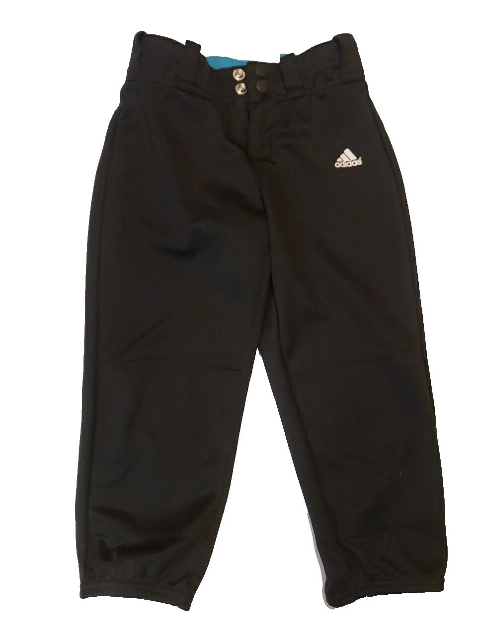 Black adidas Youth Baseball & Softball Pants for Boys