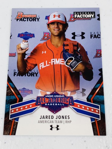 🔥 2018 • Bowman Draft • Jared Jones • Under Armour All-America • UAA-11
