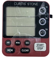 LCD Digital Curtis Stone Cooking Timer Count-Down Up Clock Loud Alarm Magnetic