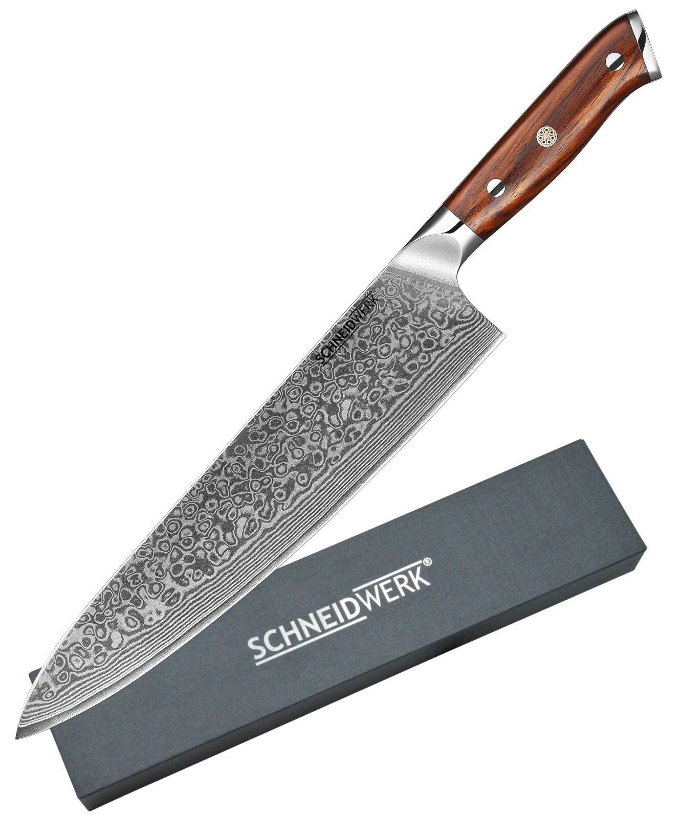 Cuchillo de cocina CHEF damasco cuchillo de cocina acero damasco cuchillo damasco caja de regalo DI-010