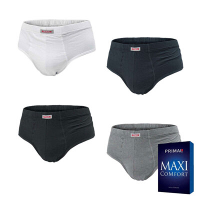 4 Men's Slip Primal EXTRA LARGE In Soft Cotton With Internal Elastic Art 2211