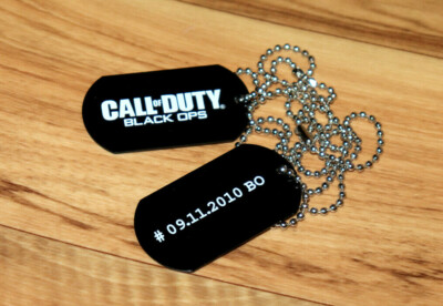 COD Call of Duty Black OPS promo Dog Tag Kette Necklace PS3 Xbox