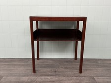 Tavolino Italiano In Faggio Comodino Artigianale Vintage