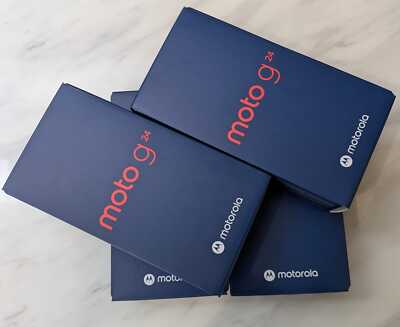 Motorola Moto G24 4G 128GB + 8GB Dual-SIM entsperrt SIMFree NEU alle Farben