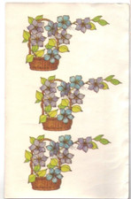 DDR Abziehbilder Schiebebilder Blumen 05