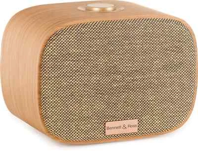 BENNETT & ROSS Design Bluetooth Lautsprecher Holz drahtlos Stereo MP3 Box USB AUX Soundbox 60W