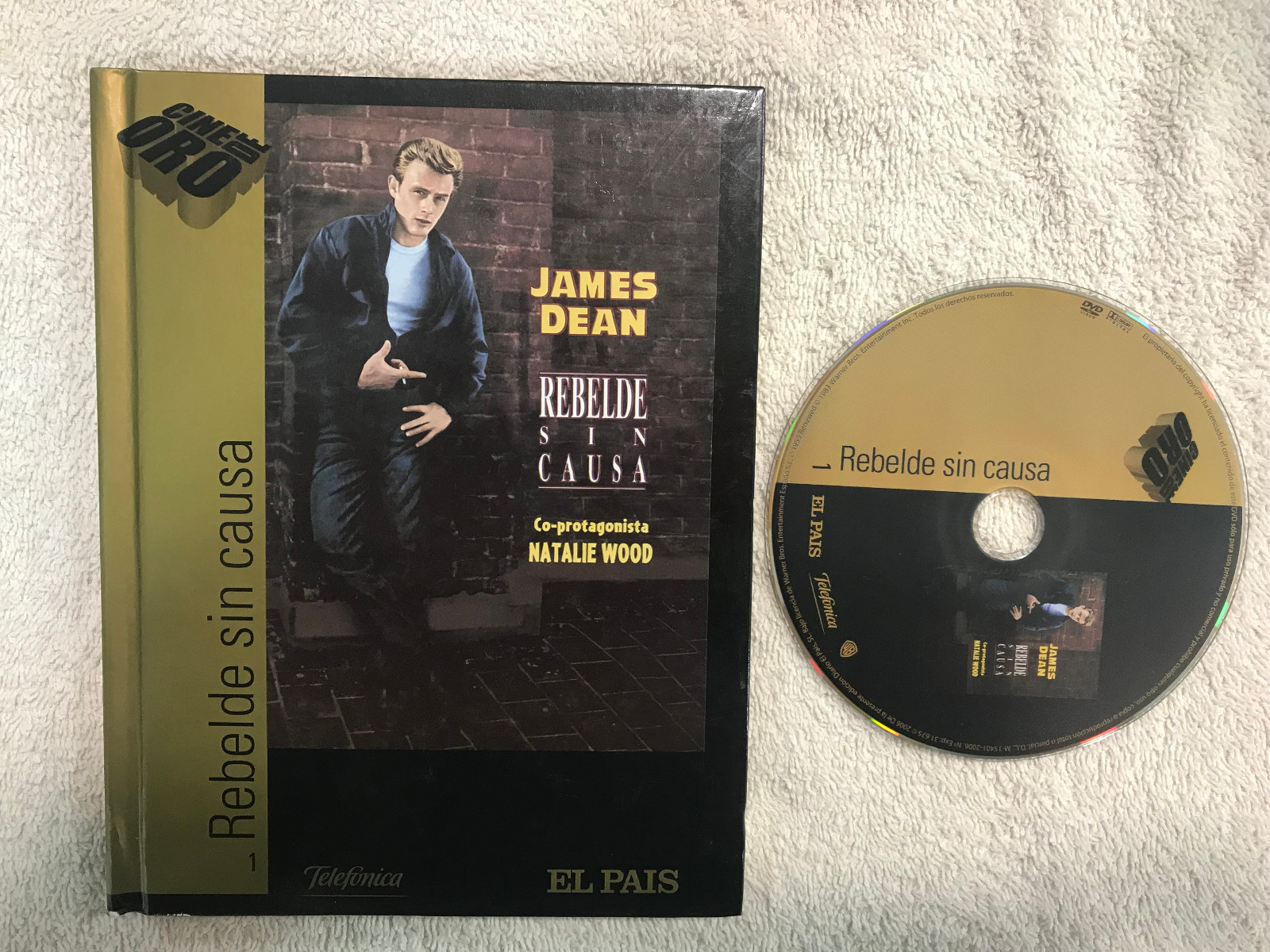 Rebel Without A Cause Movie On DVD + Book With James Dean Natalia Wood USA