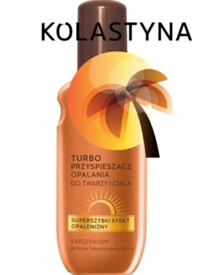 KOLASTYNA TURBO SUN TAN ACCELERATOR PRZYSPIESZACZ OPALANIA SPRAY 150ml