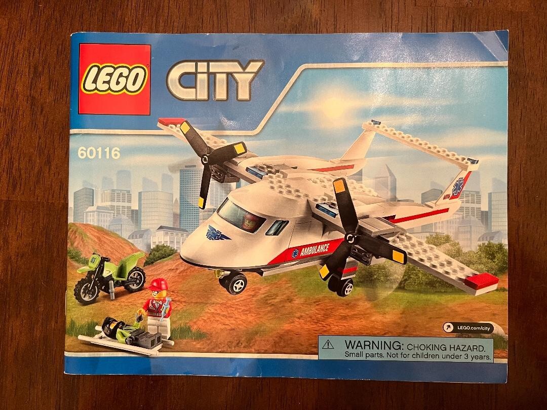 Lego City Instruction manuals ONLY 60116, 60126, 60157, 60163