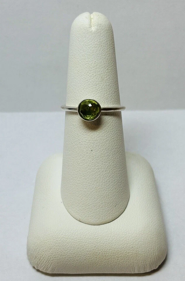 Pandora Sterling 925 Silver August Droplet Birthstone Ring Sz 6.5 191012PE - Image 3 of 4