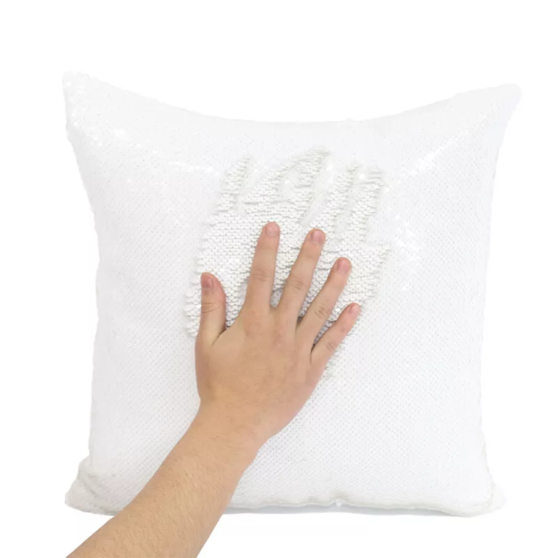 Sequin pillow cheap sublimation blanks