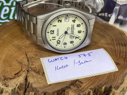 Orologio Seiko Korea Japan 2002 quadrante alto lume, nuovo a batteria pezzo da collezione - Foto 10 di 10