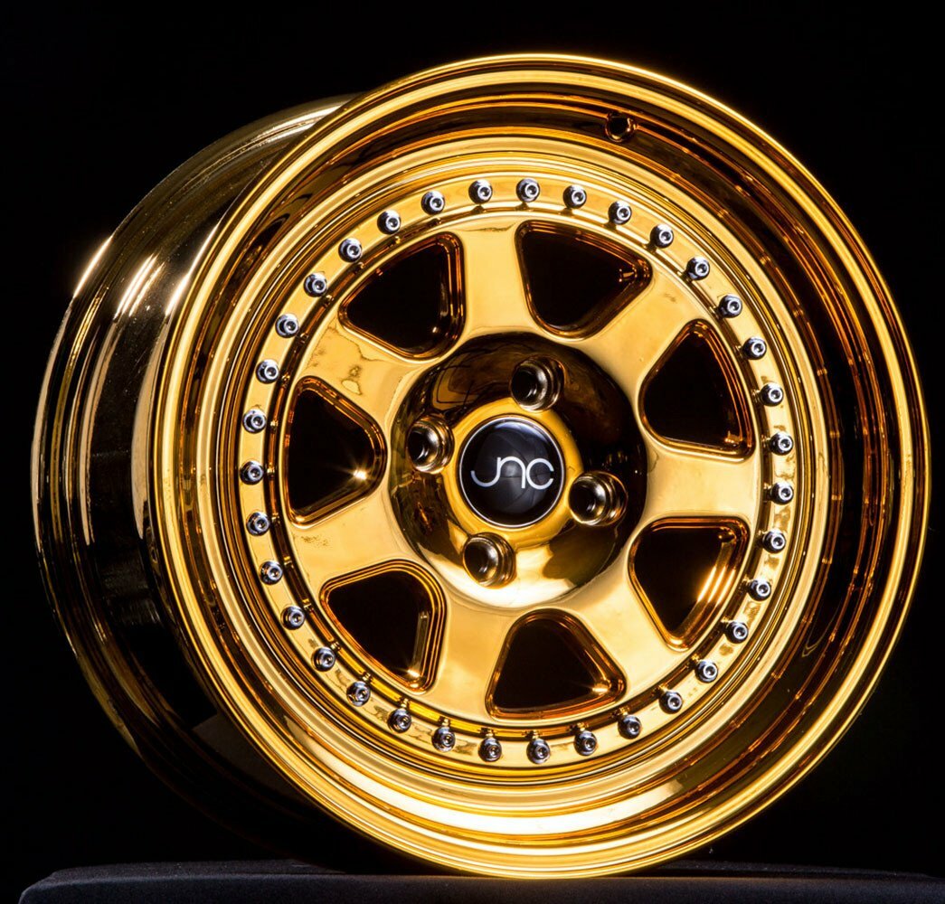 JNC 048 PLATINUM GOLD 17x9 4x100 +30 Wheel/Rim | eBay