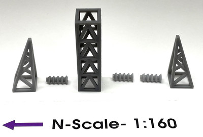 Phoenix Precision Models 30551 N Transmission Tower Add-On Extension 3-D Kit