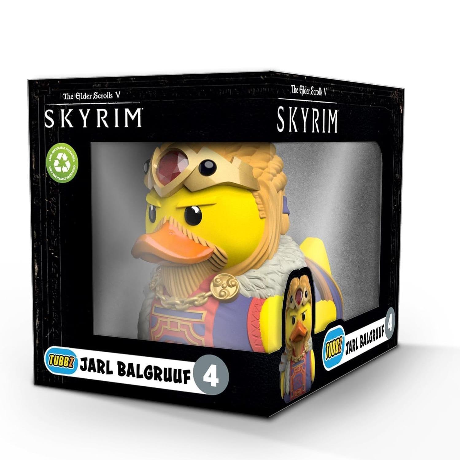 Tubbz Rubber Duck Skyrim Jarl Balgruuf Official Merch Boxed Figure Collectible