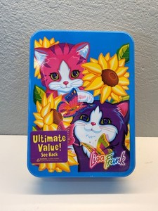 1990s Lisa Frank Sunflower Kitten Tin (Empty)