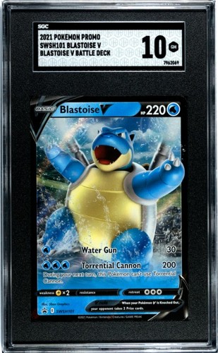 Blastoise V graded SGC 10 for sale on eBay