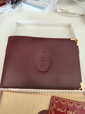 portassegni Cartier, angoli rinforzati in metallo dorato