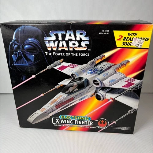 Star Wars Electronic X-Wing Fighter POTF Vehicle Complete in Box (No Sound)