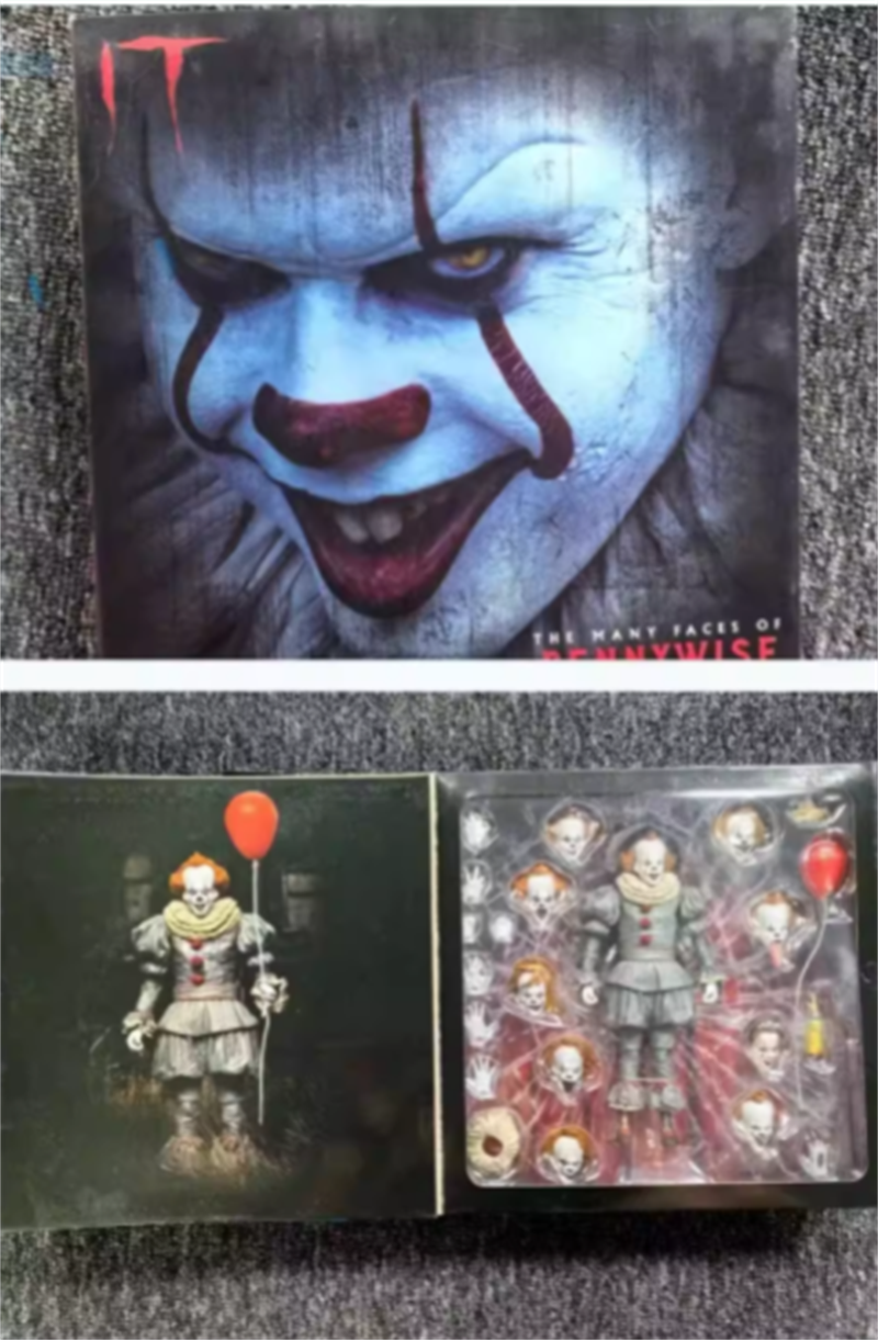 New NECA Boxed The Many Faces Of Pennywise Clown It 7
