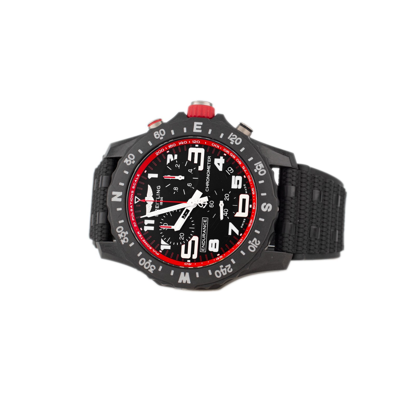 Breitling Endurance Pro Plastic Breitlight 44 Plastic Black Dial 44mm