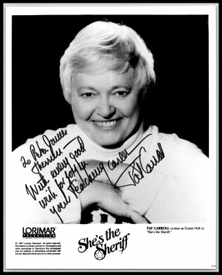 Pat Carroll -Actress - 8x10 Photo - Signed / Autograph (b)