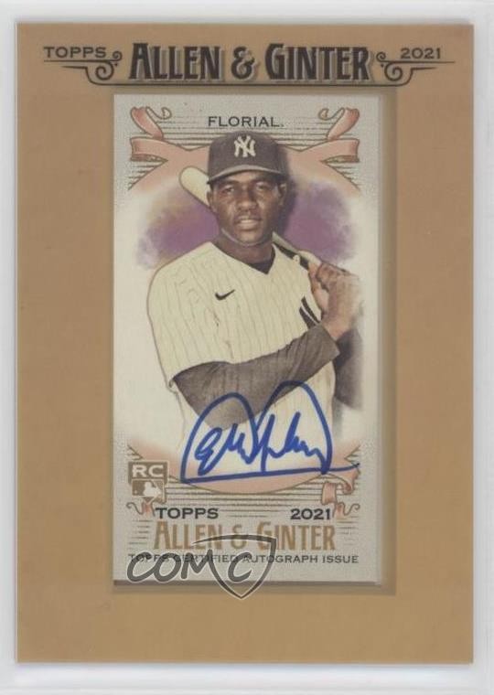 2021 Topps Allen & Ginter's Framed Mini Estevan Florial Rookie Auto RC 0hw6