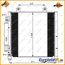 Condenser, air conditioning easy fit NRF 35637 for Suzuki Opel