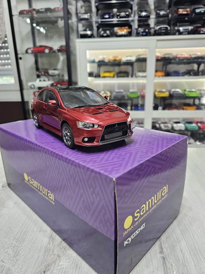 Mitsubishi Lancer Evolution Final Edition Red 1/18 Kyosho - Immagine 2 di 4