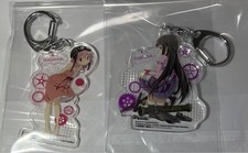 Puella Magi Madoka Magica MADOGATARI Acrylic Keychain Set Madoka Homura Rare
