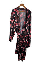 Torrid Sleep Womens Floral Romantic Satin Rob...